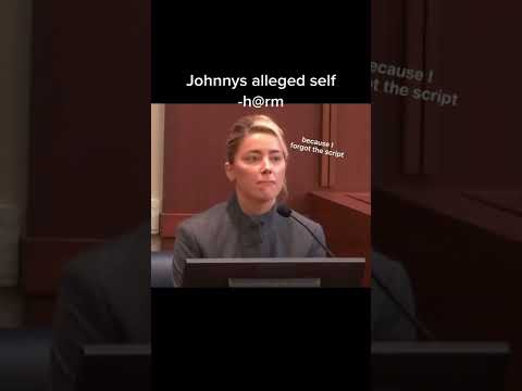 Amber Heard Forgot what to say 😂😂😂 #JusticeForJohnnyDepp #JohnnyDepp #Amberheard