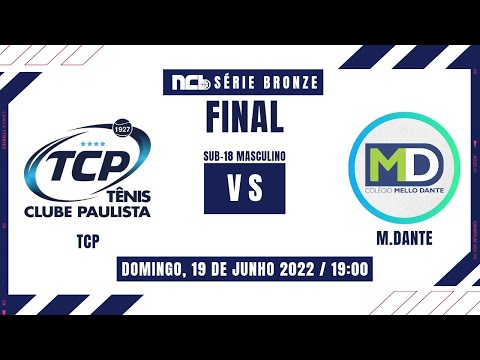 TENIS CLUBE PAULISTA X MELLO DANTE - FINAIS NCB S18M SERIE BRONZE 2022.1