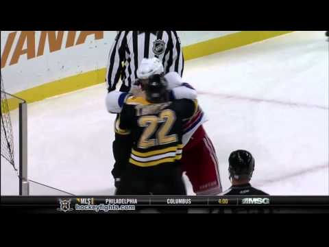 Derek Boogaard vs Shawn Thornton Oct 23, 2010 - MSG feed