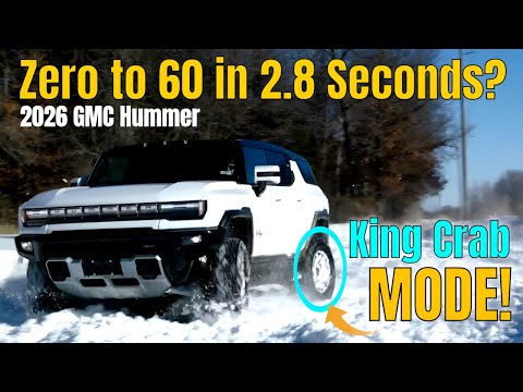 2026 GMC Hummer EV Is Faster Than You Think: 0 to 60 in 2.8 Seconds and King Crab Mode!