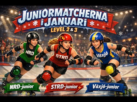 Juniormatcher i Norrköping 31/1-2026 NRD/STRD/VÄXJÖ lvl.2 & lvl.3
