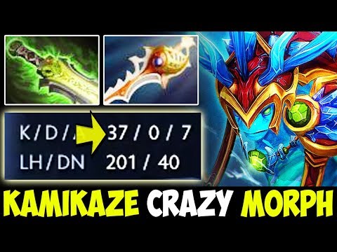 OMG! Kamikaze Best [Morphling] 37 Kills In 37 Min - UNHUMAN PLAYS Dota 2