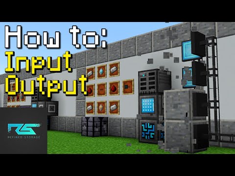 How to: Refined Storage | In, Out, Shake it all about(Minecraft 1.19.2)