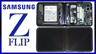 Samsung Galaxy Z Flip Disassembly Teardown Repair Video Review 2020
