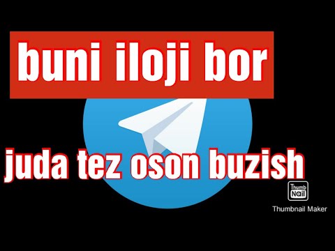 TELEGRAMNI BUZIB KIRISH | ТЕЛЕГРАМНИ БУЗИБ КИРИШ