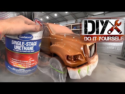 💦DIY EASTWOOD Single Stage Paint Job🚨
