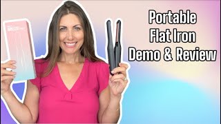 NOVUS Portable Cordless Hair Straightener for On-the-Go Touch Ups
