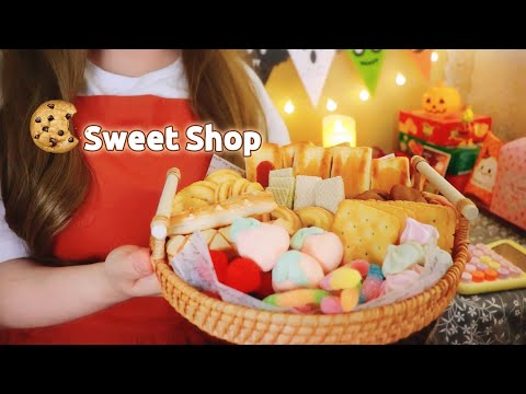 ASMR Cookie Sweet Shop🍰 / Taste Testing🍪 (Roleplay)