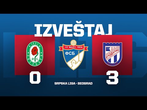ZVEZDARA - BRODARAC Srpska Liga Beograd 25/26 - 10. Kolo