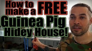 How to Make a Guinea Pig Hidey for Free!
