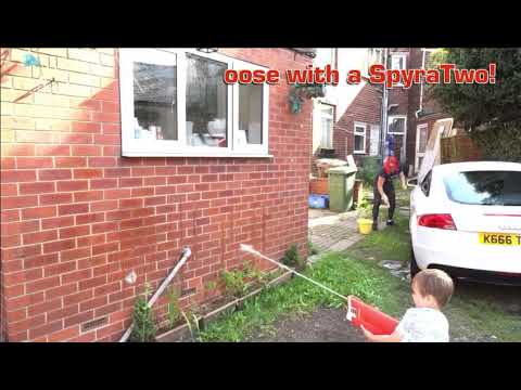 Моет окна Бластером Spyra two 😄💦💦💦