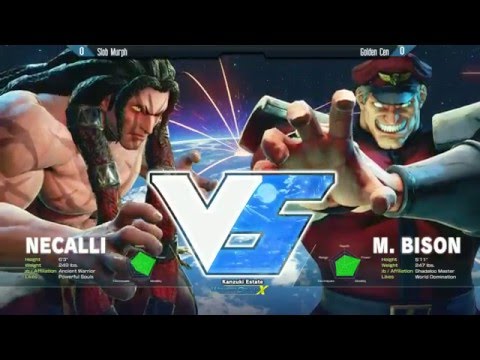 Street Fighter 5 Tournament: Winter Brawl X Pools - Slob Murph (Necalli) vs Golden Cen (M. Bison)