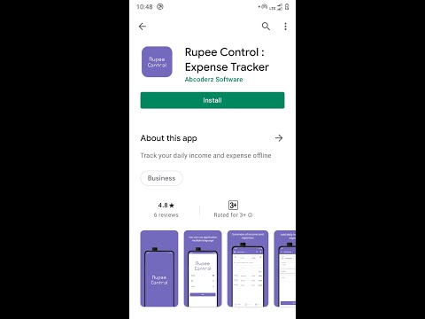 Rupee Control: Expense Tracker Video