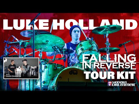 Luke Holland - Falling in Reverse - Tour Kit Rundown