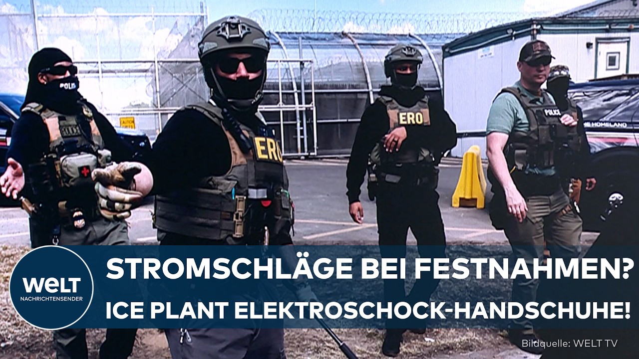 ICE RÜSTET AUF: Heftige Kritik an Trump-Behörde! ICE will Beamte mit Schock-Handschuhen ausrüsten!
