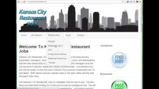 preview picture of video 'Kansas City Restaurant Jobs - How to edit your profile'