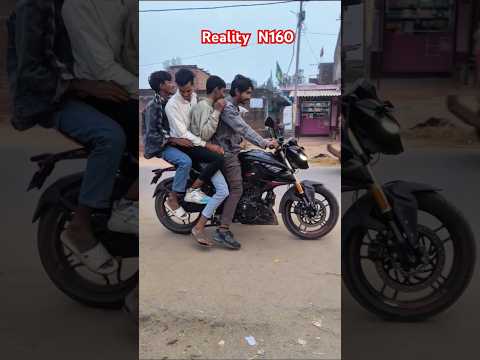Reality Of N160 Impossible n160 bike Par 4 Log #shorts #n160 #reality #pulsar #reality #pulsarn160