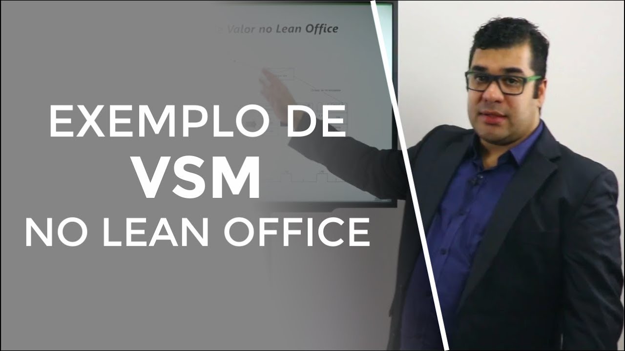 Exemplo de Mapeamento do Fluxo de Valor (VSM) no Lean Office - Daniel Fraga