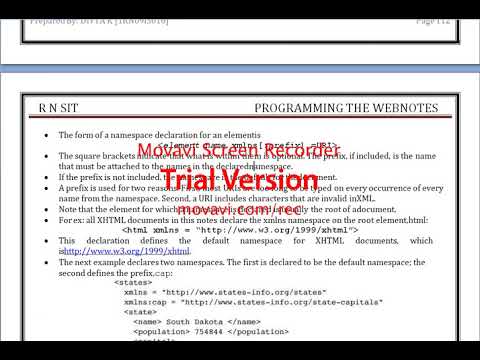 xml unit 4 chapter 3 part 3