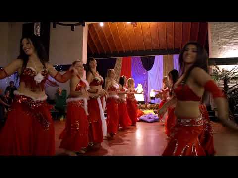 Christmas Belly Dance Performance Eastern Roses at Shimmy-Licious - Deck the Halls