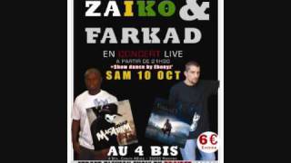Farkad en concert avec Zaïko le 10 octobre 2009 au 4 Bis !