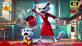 How Mother cat Abused kittens badly 😿 #ai #catvideos #cats #cutecat #aicatart Vol 2