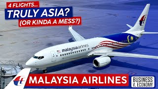 Four Flights, Four Seats on MALAYSIA AIRLINES 🇹🇭→🇲🇾→🇻🇳 Trying Their 737 in Economy & Business Class