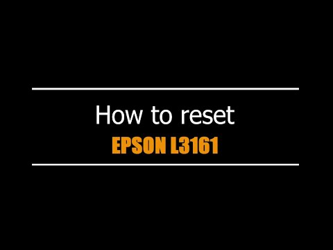 Tutorial Reset Epson L3161 — como fazer o reset passo a passo