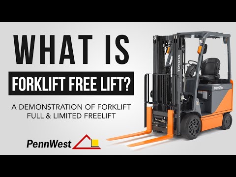 Part of a video titled What is Forklift Free Lift? - YouTube