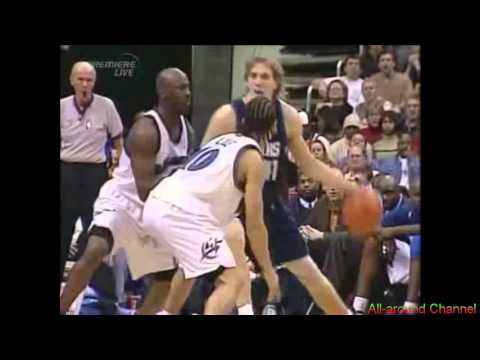 Michael Jordan, Jerry Stackhouse vs. Dirk Nowitzki, Steve Nash 02-03