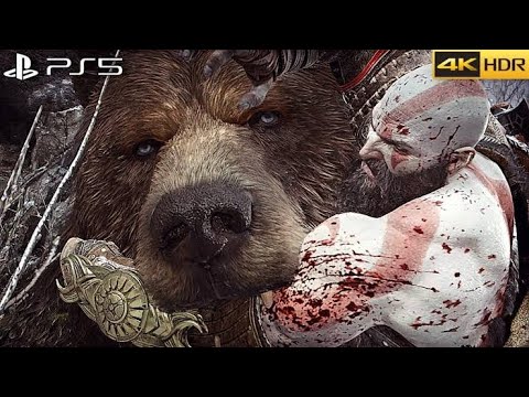 God of War Ragnarök Bjorn Bear Boss Fight | 4K 60FPS