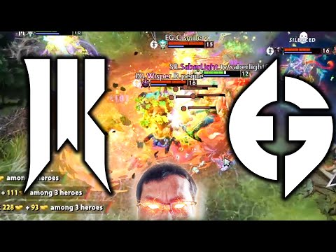 EG vs SHOPIFY REBELLION - WHAT A MATCH UP - LIMA MAJOR Dota 2