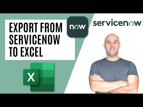 How to Export a ServiceNow Report to Excel
