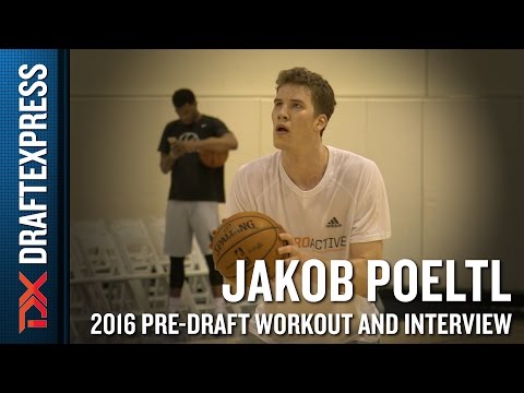 Jakob Poeltl 2016 NBA Pre-Draft Workout Video and Interview (extended version)