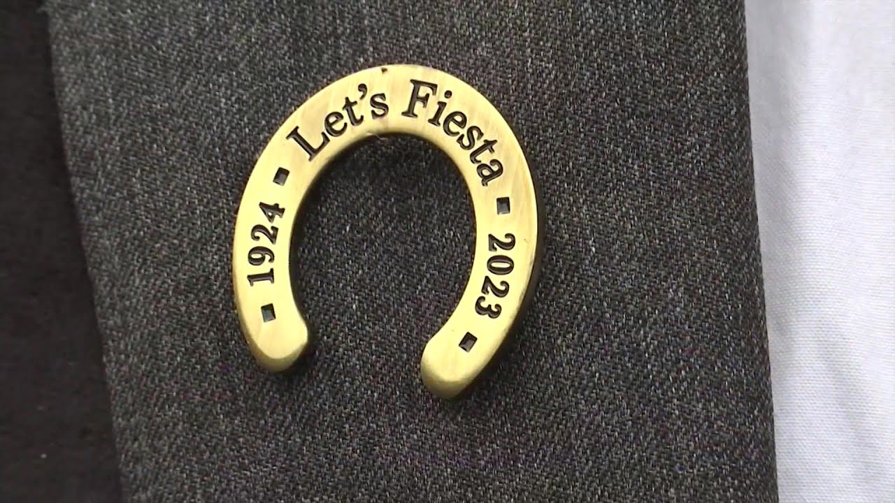 Fiesta horseshoe pin is out