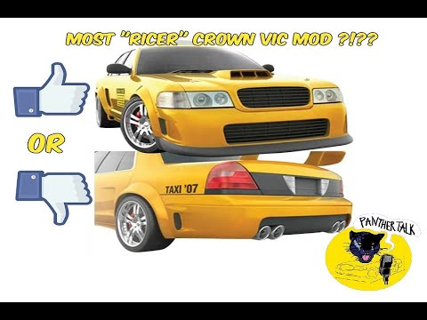 is This The Most "RICER" Modification You Can Buy for a Crown Vic?! [GT Body Kit] Panther Talk