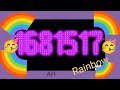 Colorful Numbers 1 To 3000000 Rainbow Edition