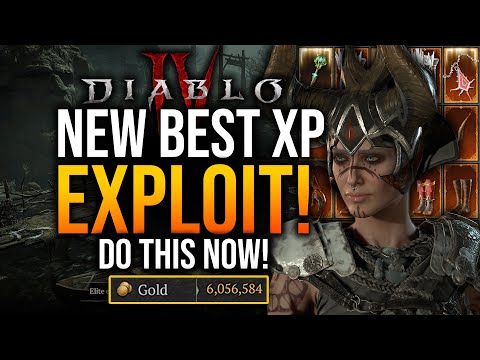 Diablo 4 - BEST BROKEN XP Farm! EARLY GAME!