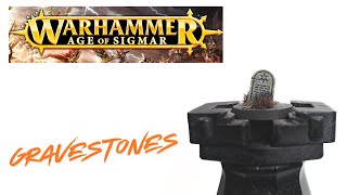 How to paint the Deathrattle Gravestones from Warhammer: Age of Sigmar