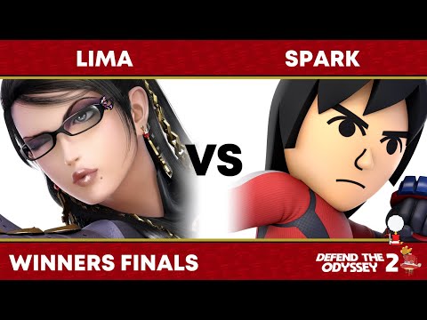 Defend the Odyssey 2 - Lima (Bayonetta) VS SparK (Mii Brawler, Roy, Kazuya) - Winners Finals - SSBU