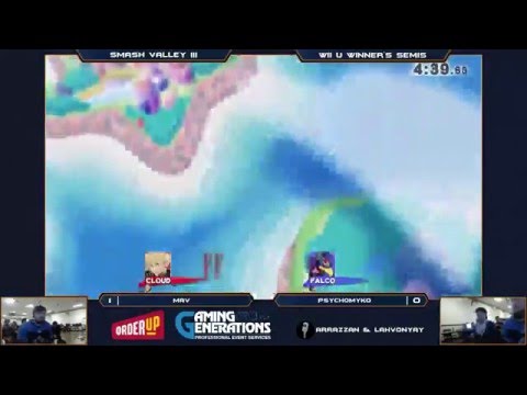 Smash Valley III Wii U Singles Winner's Semis - Mav vs PsychoMyko
