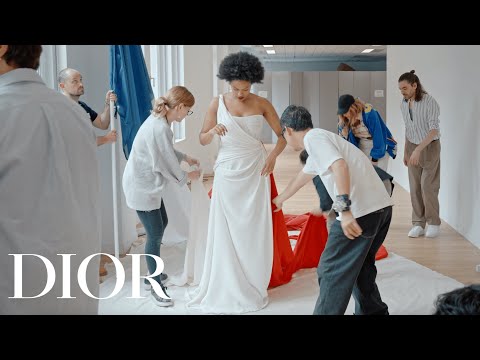 The Savoir-Faire behind Axelle Saint-Cirel's dress for the Olympic Games Paris 2024 Opening Ceremony