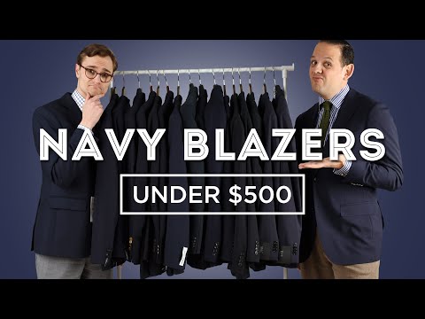 Best Men's OTR Navy Blazers Under $500 Reviewed