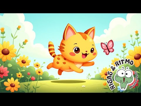Misu el Gato en el jardín 🌼 | Canciones infantiles de aventuras