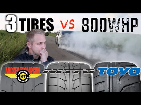 Whats the Best Street Tire for traction 600hp - 900hp TEST