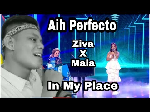 [Aih Perfecto] Ziva X Maia Estianty - In My Place (Coldplay) Indonesian Idol 2020 | REACTION
