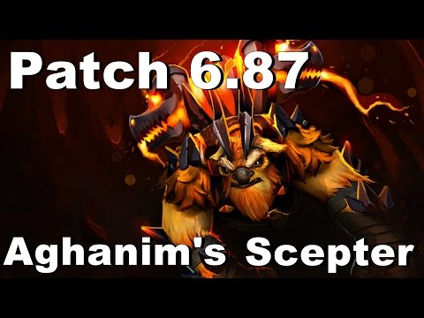 Dota 2 - Patch 6.87 - Aghanim's Scepter Earthshaker