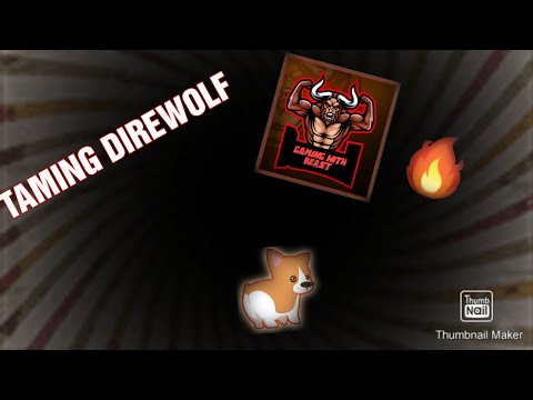 Taming direwolf in ark survival evloved(in hindi)🐺🐺😆