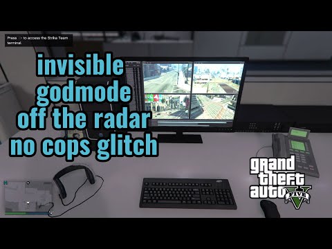 GTA5 Facility invisible/godmode/off radar/no cops glitch 