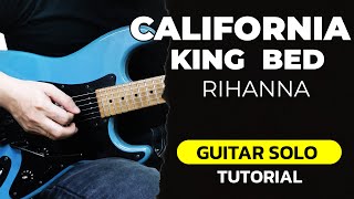 Rihanna - California King Bed Guitar Solo Tutorial with TABS and NUX MG-30 Tone Download